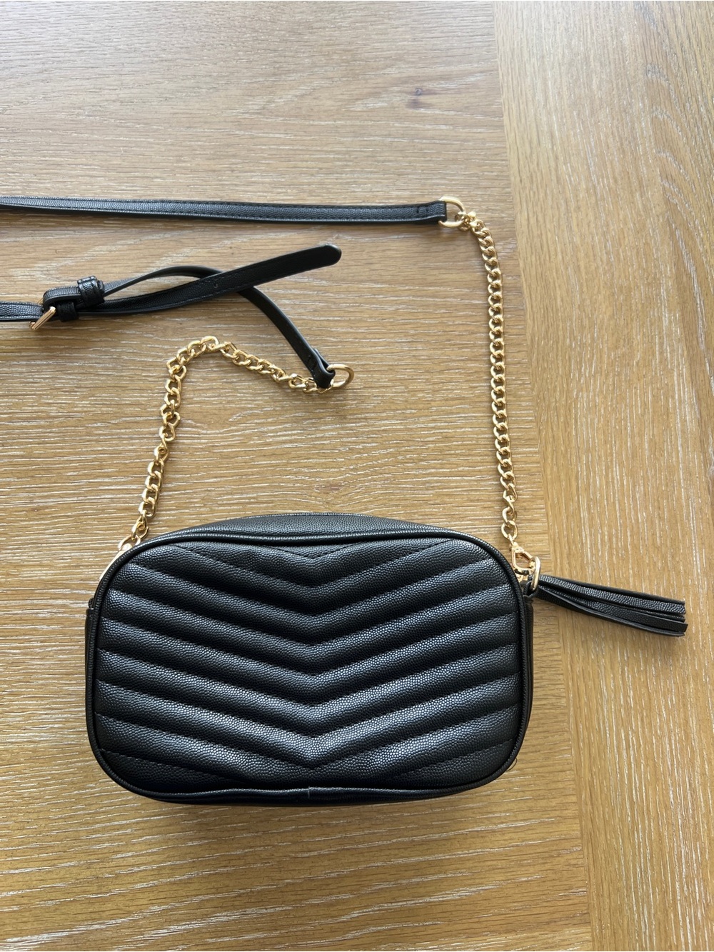 Faux leather purse